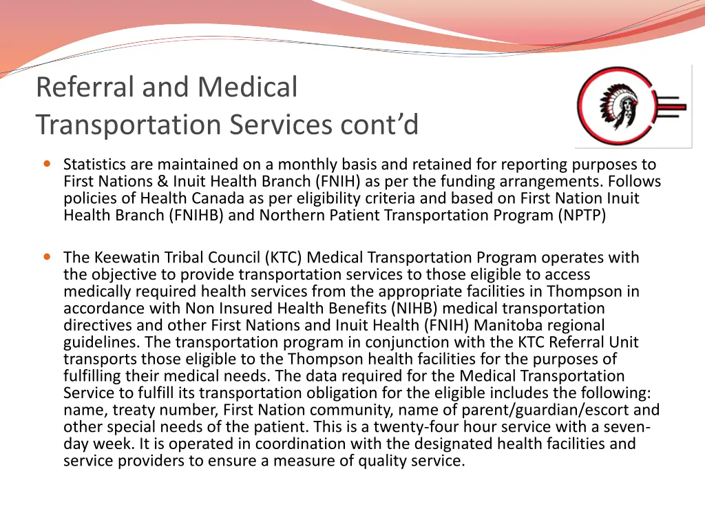 referral and medical transportation services cont