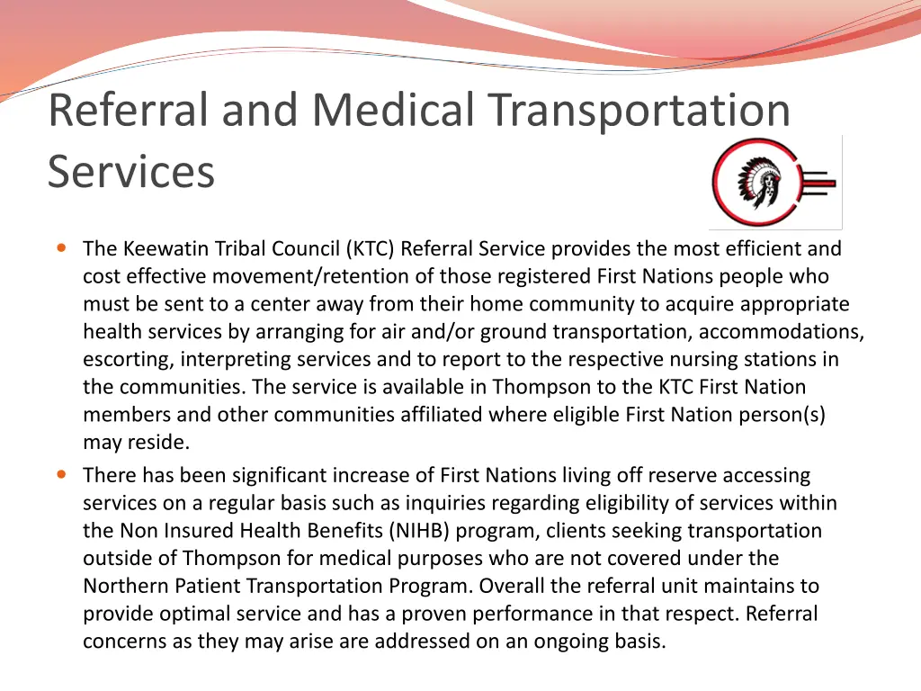 referral and medical transportation services