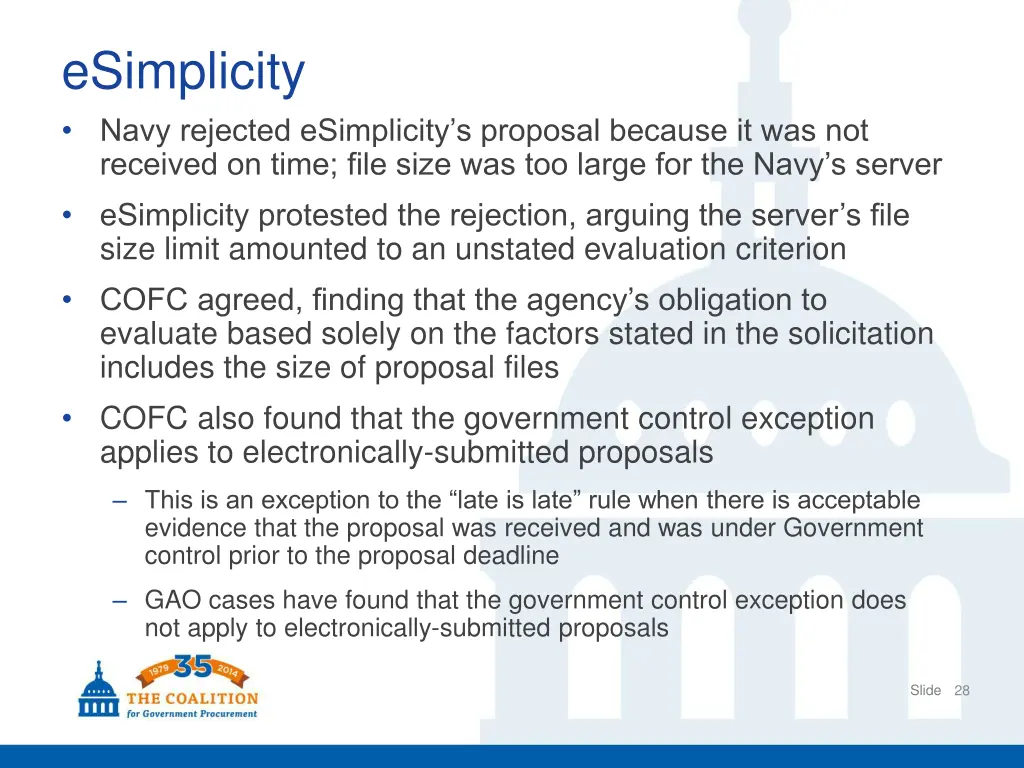 esimplicity navy rejected esimplicity s proposal