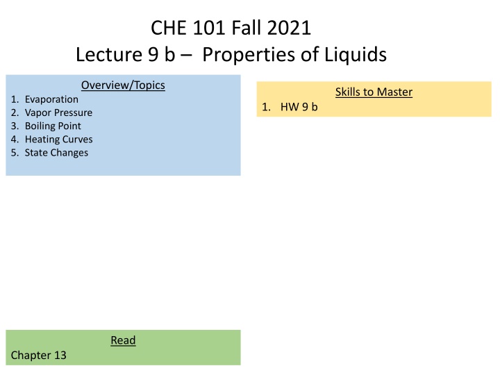 che 101 fall 2021 lecture 9 b properties