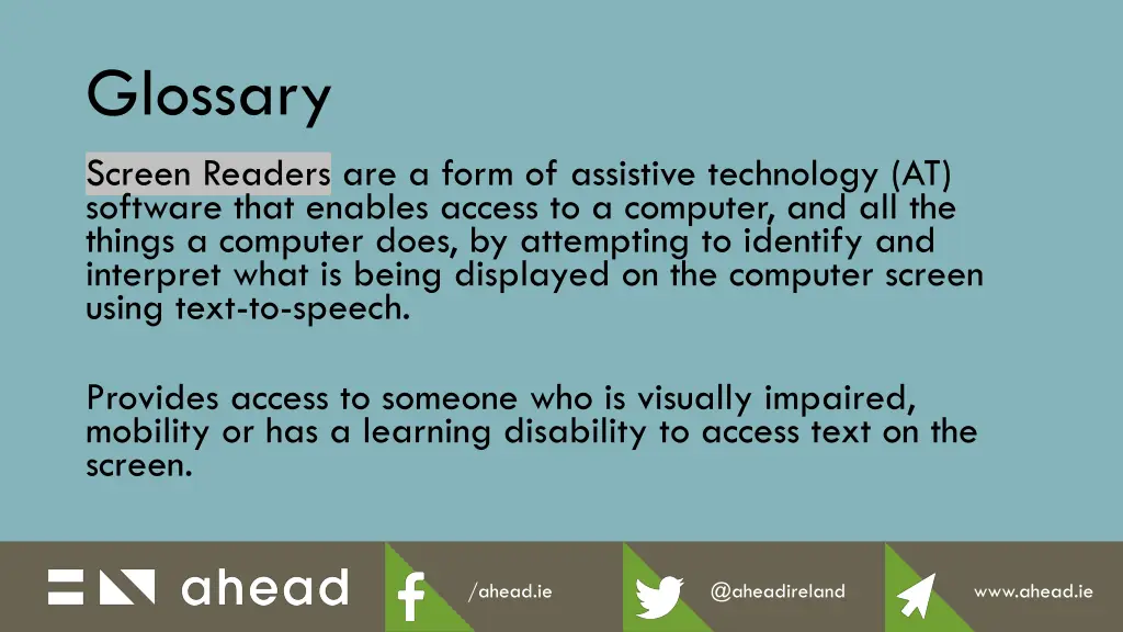 glossary