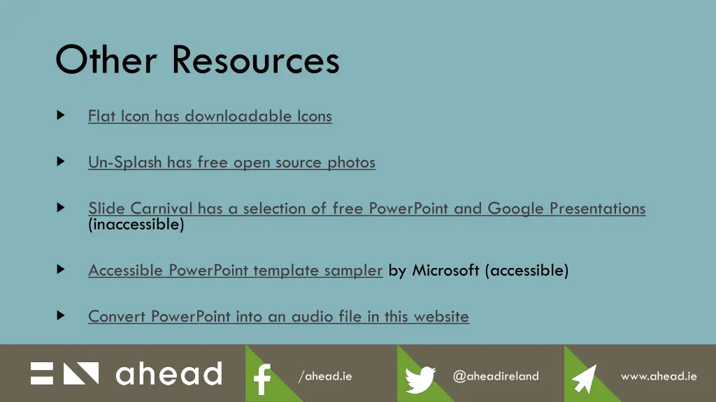 other resources