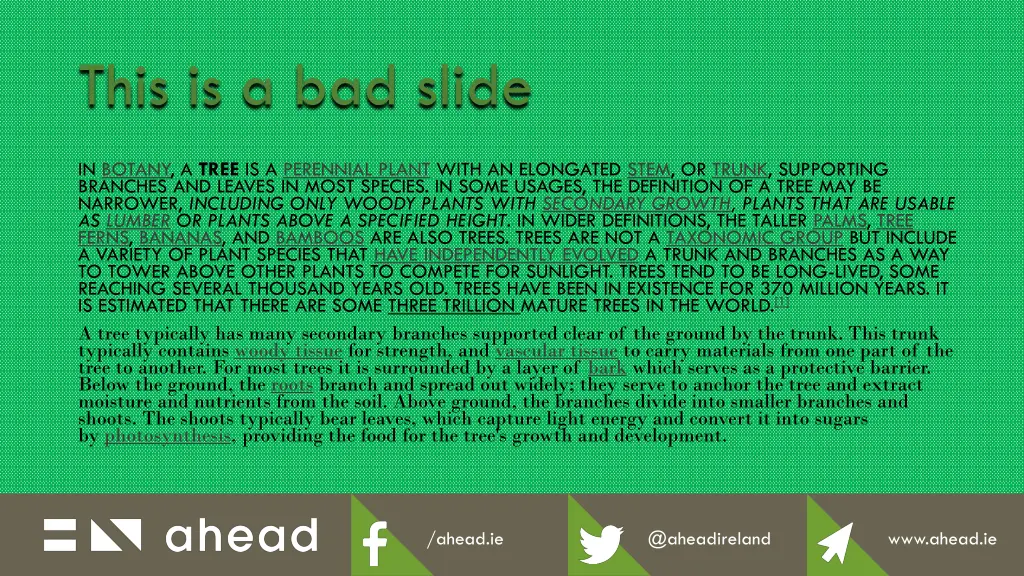 this is a bad slide 1