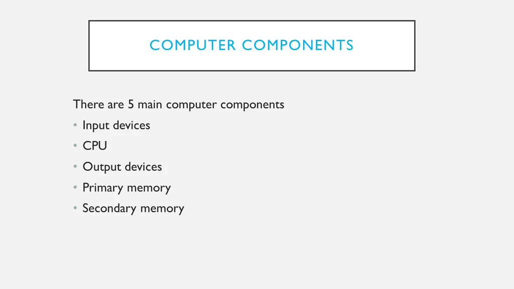 computer components