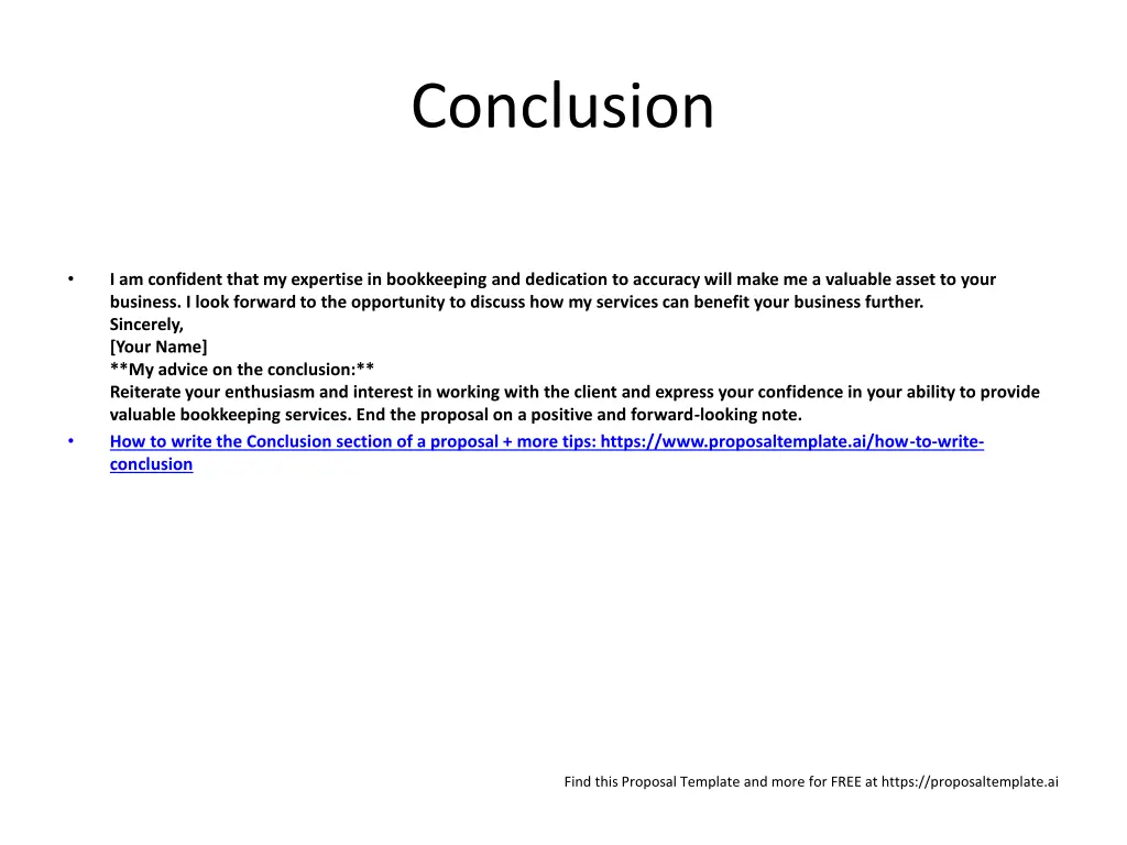 conclusion