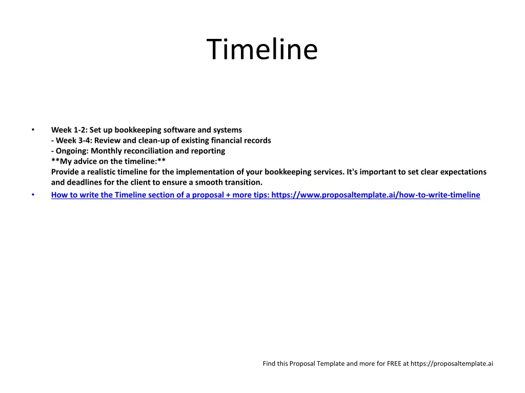 timeline