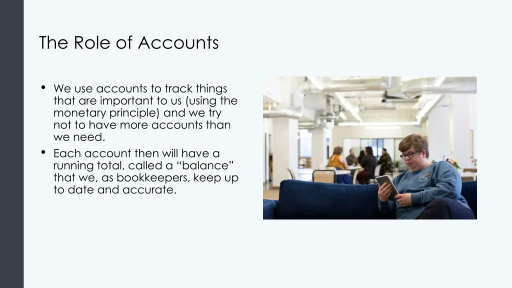 the role of accounts