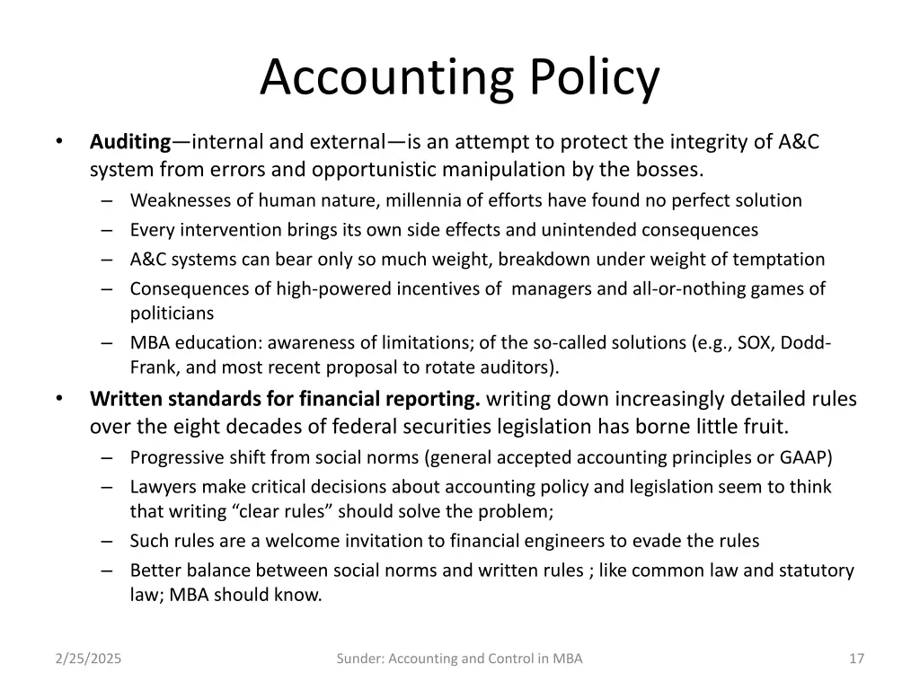 accounting policy 1