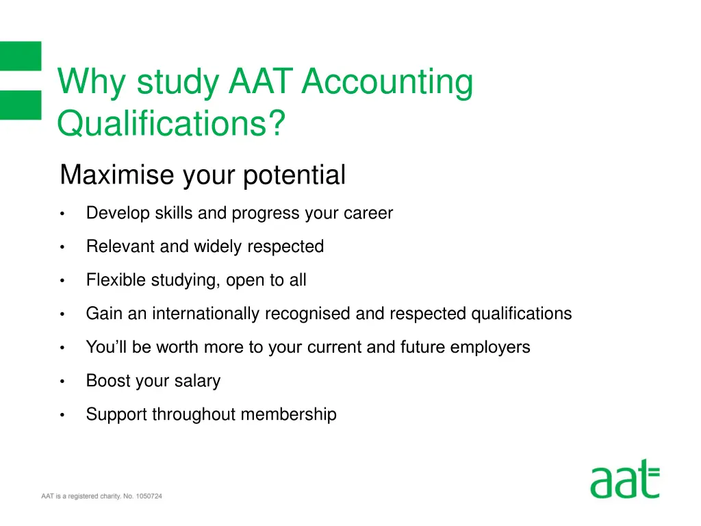 why study aat accounting qualifications