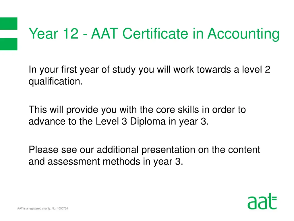 year 12 aat certificate in accounting