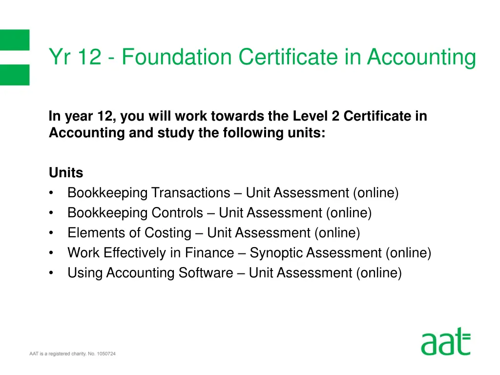 yr 12 foundation certificate in accounting
