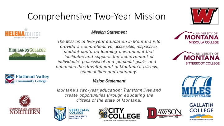 comprehensive two year mission