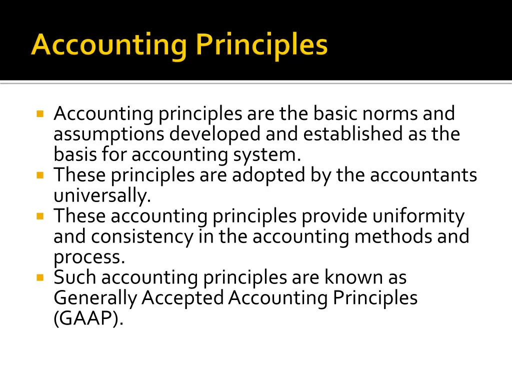 accounting principles are the basic norms