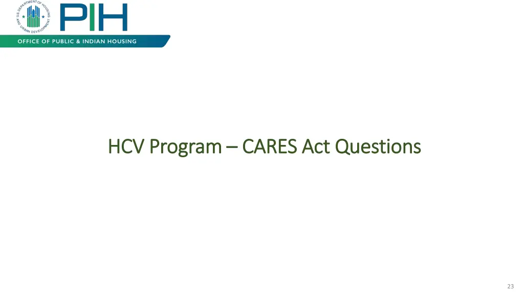 hcv program hcv program cares act questions cares