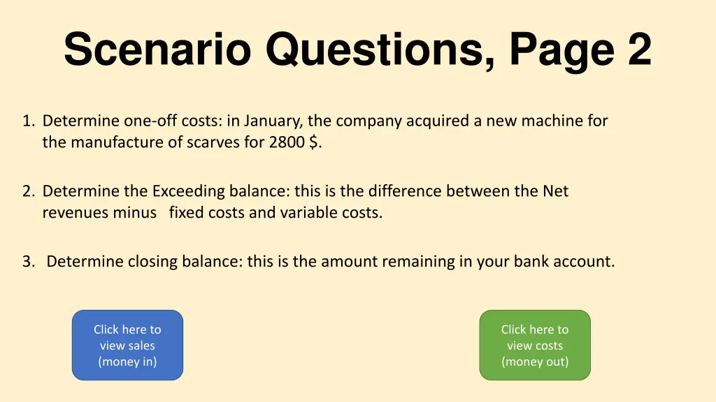 scenario questions page 2
