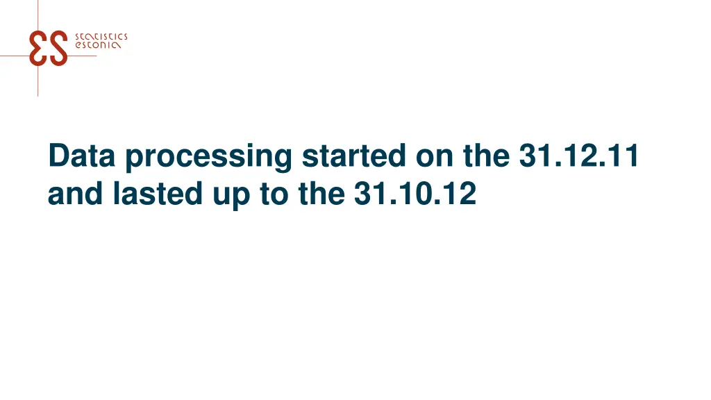 data processing started