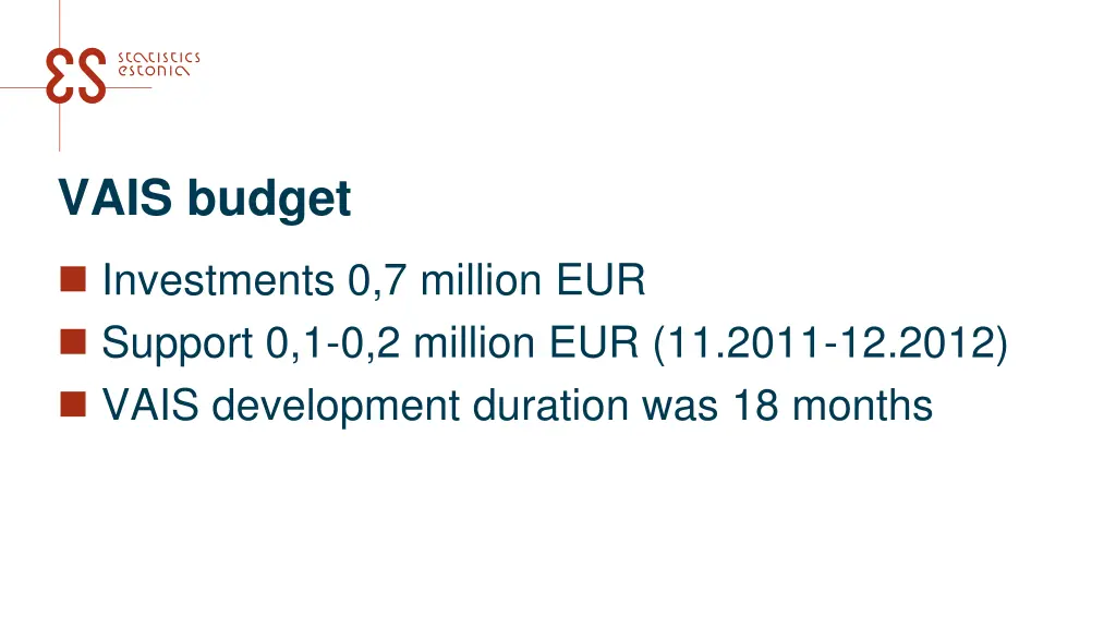 vais budget