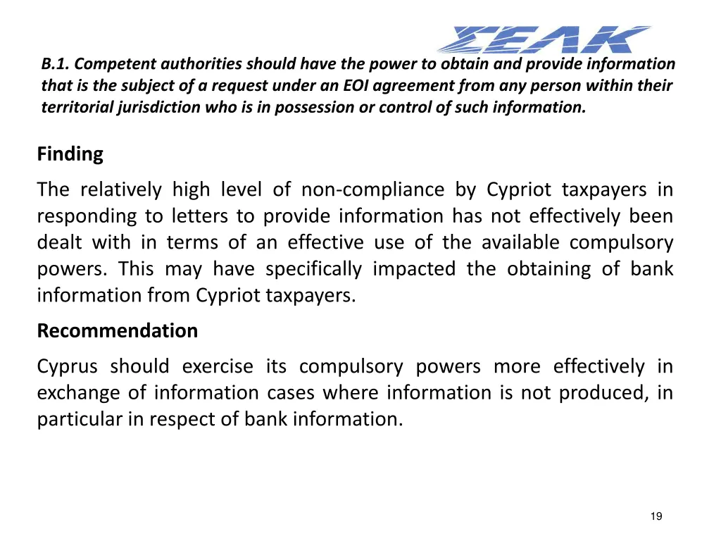 b 1 competent authorities should have the power 1