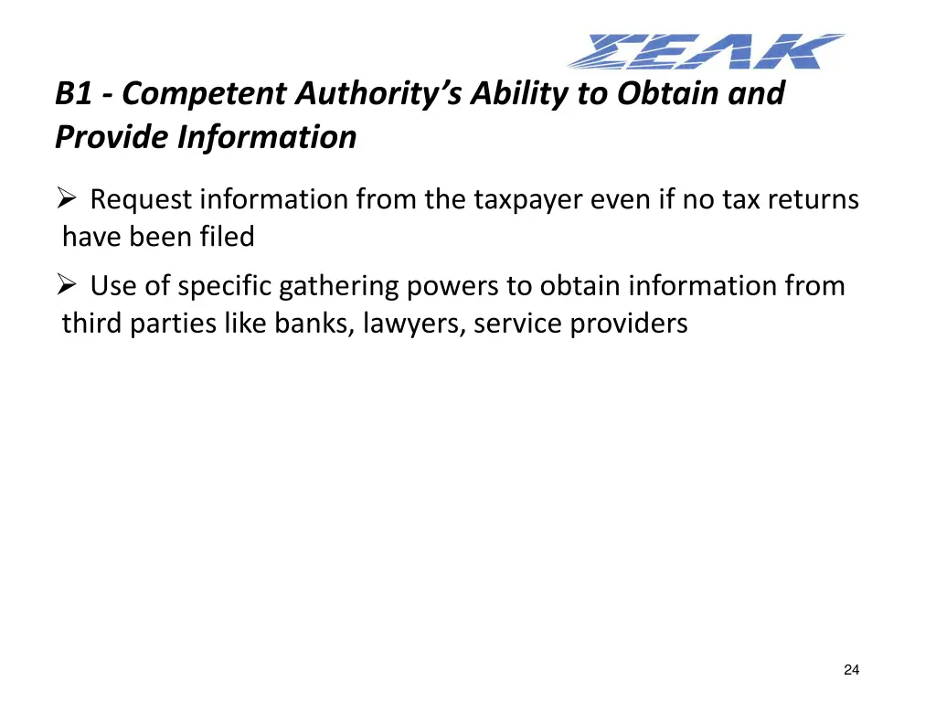 b1 competent authority s ability to obtain