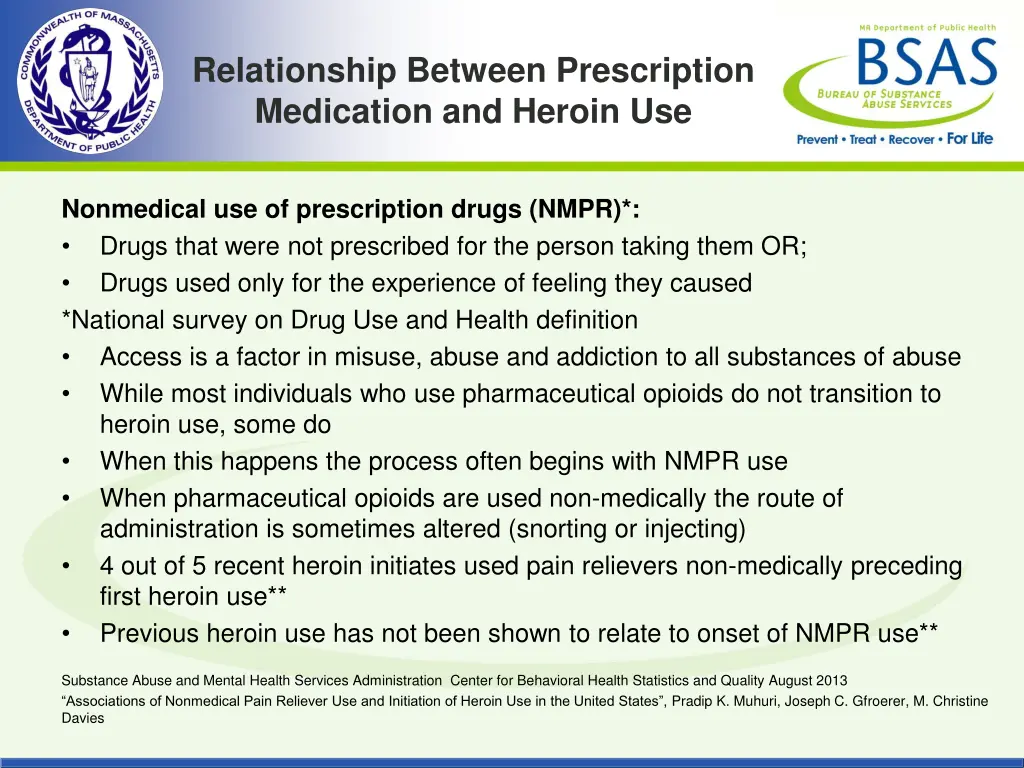 relationship between prescription medication