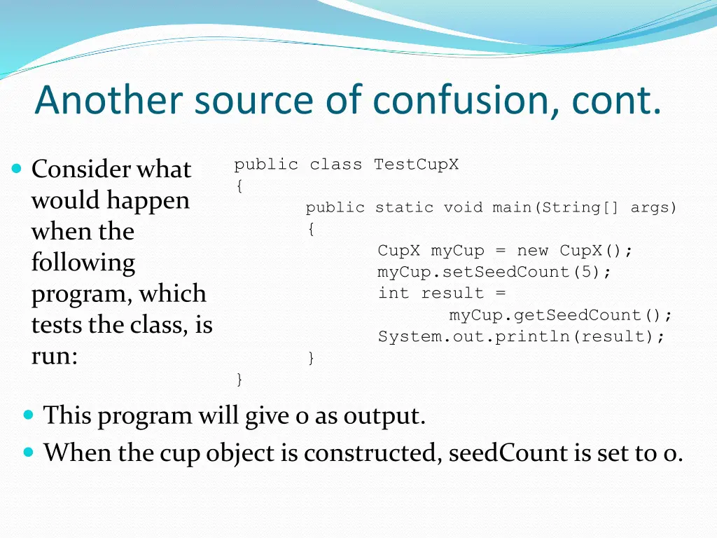 another source of confusion cont 1