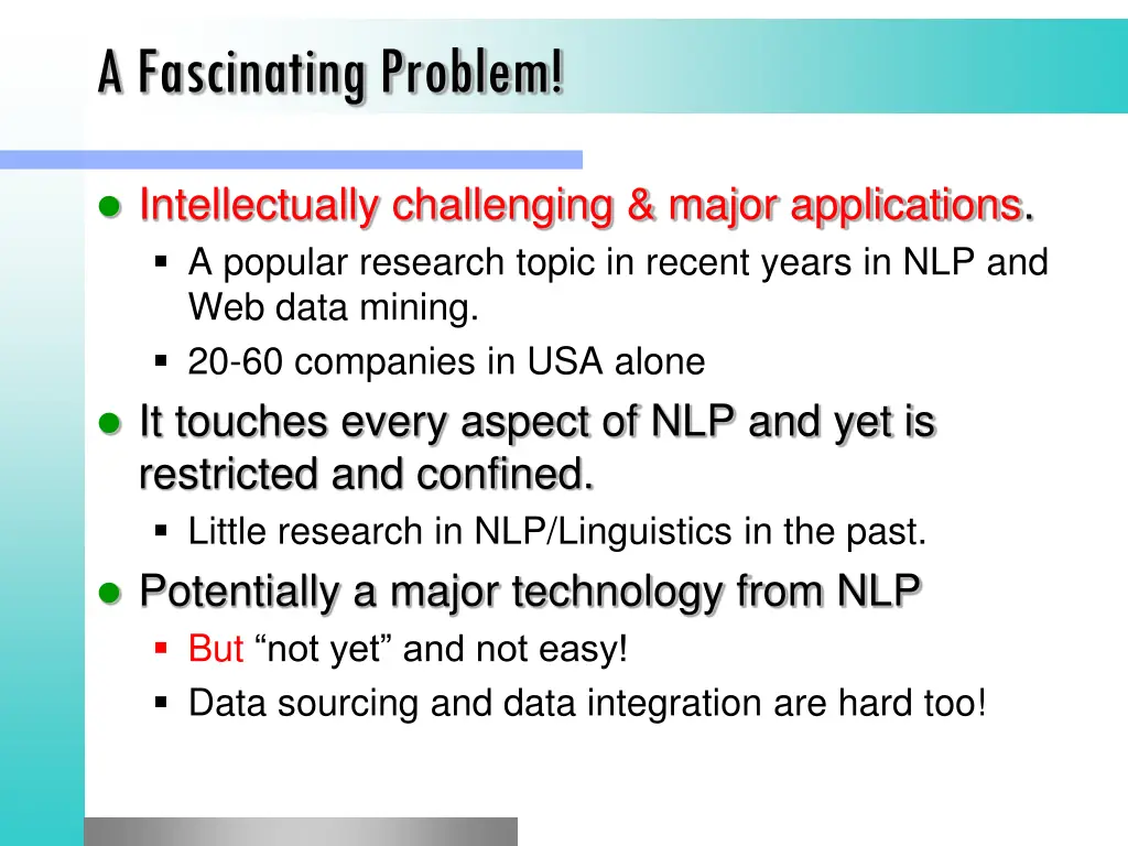 a fascinating problem