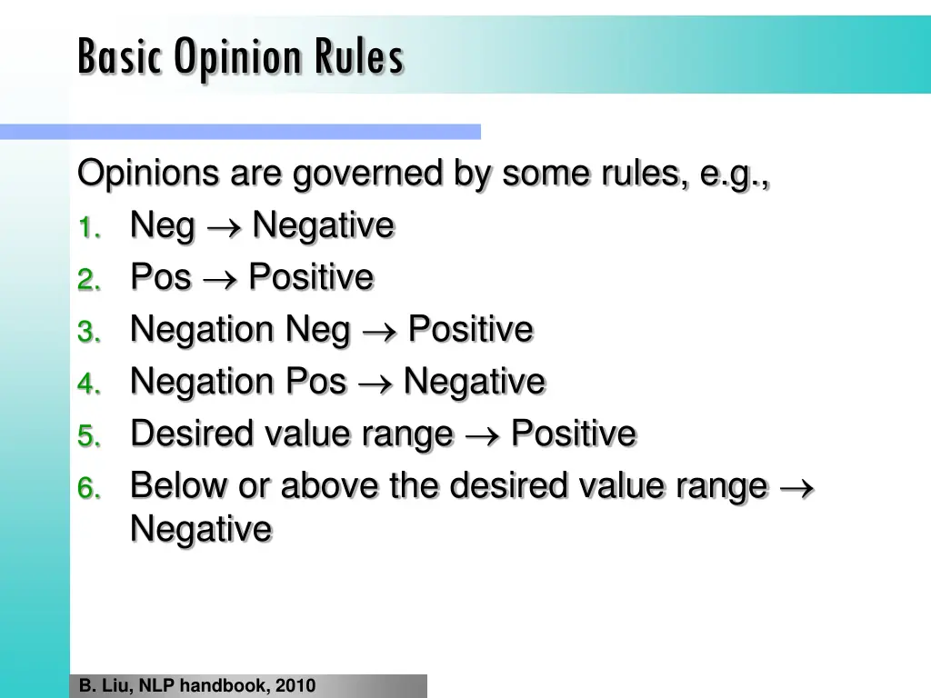 basic opinion rules