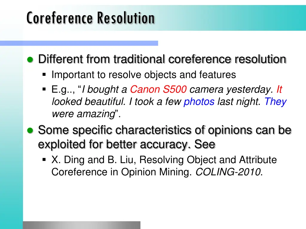 coreference resolution