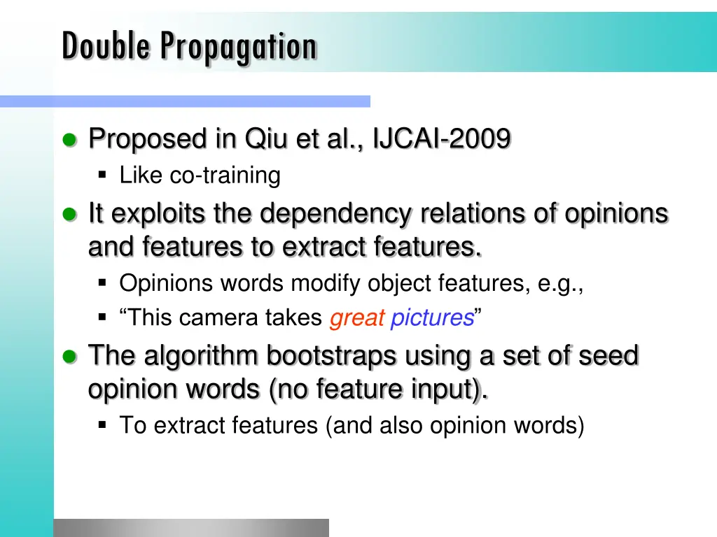 double propagation