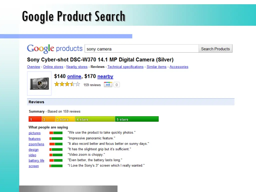 google product search