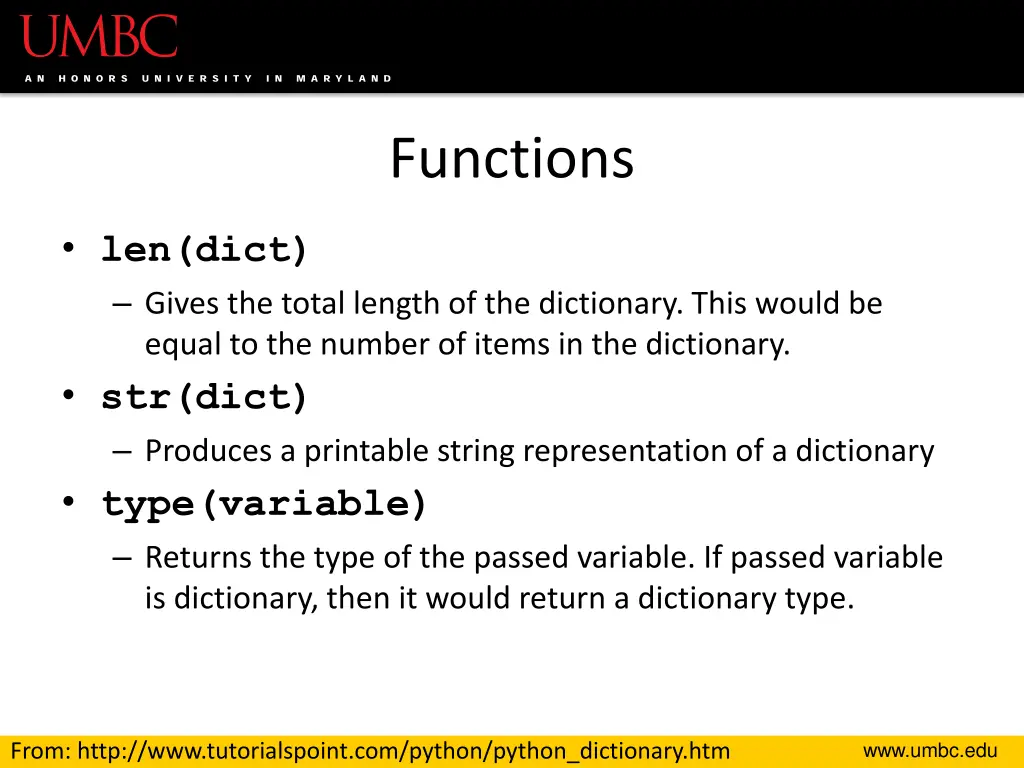 functions