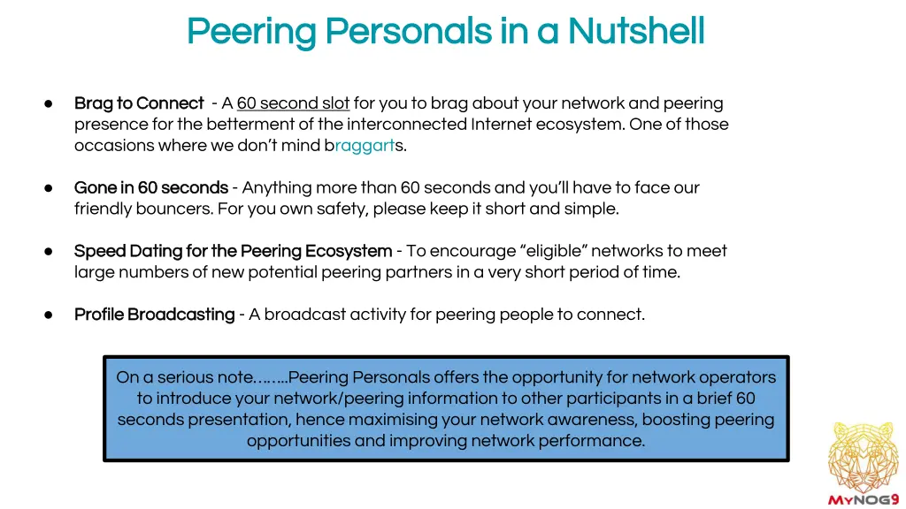 peering personals in a nutshell peering personals