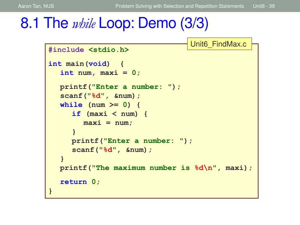 aaron tan nus 8 1 the while loop demo 3 3