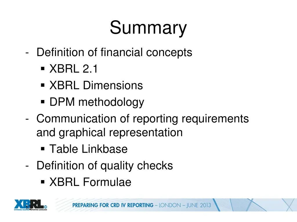 summary