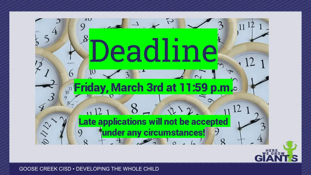 deadline