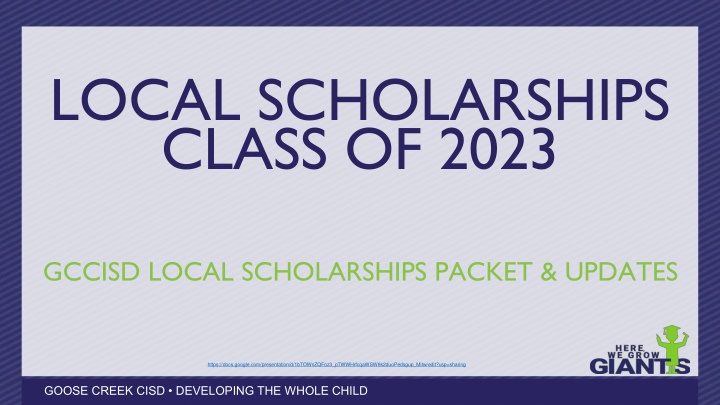 local scholarships class of 2023