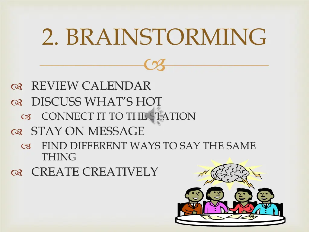 2 brainstorming