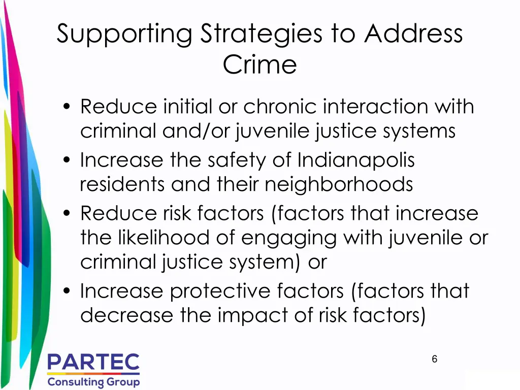supporting strategies to address crime