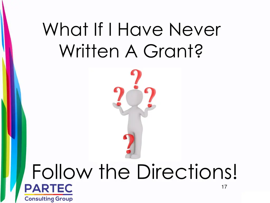 what if i have never written a grant
