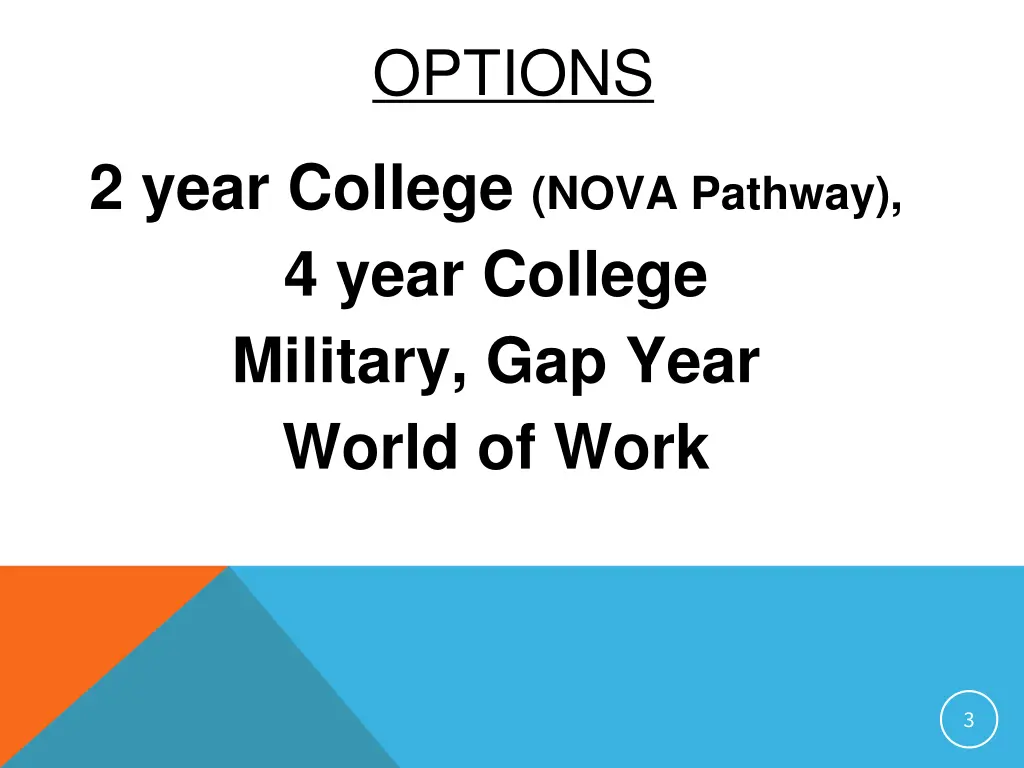 options