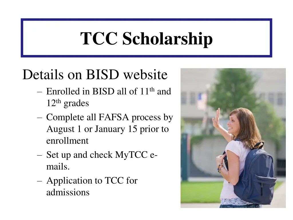 tcc scholarship