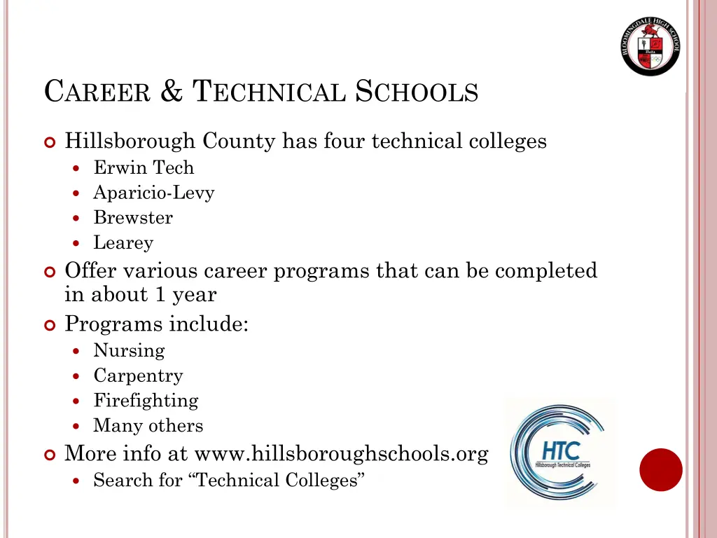 c areer t echnical s chools