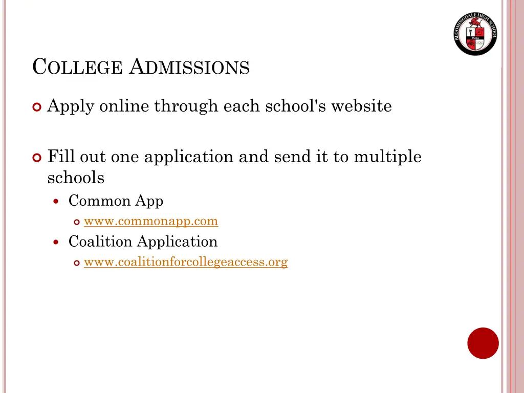 c ollege a dmissions