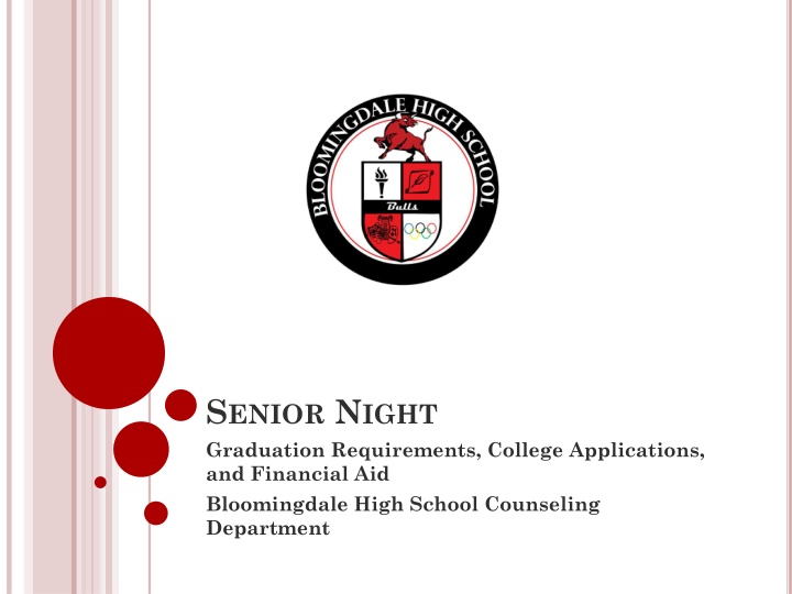 s enior n ight graduation requirements college