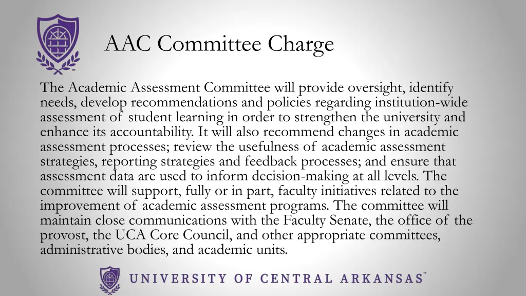 aac committee charge