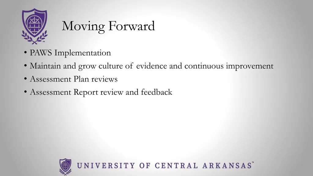 moving forward