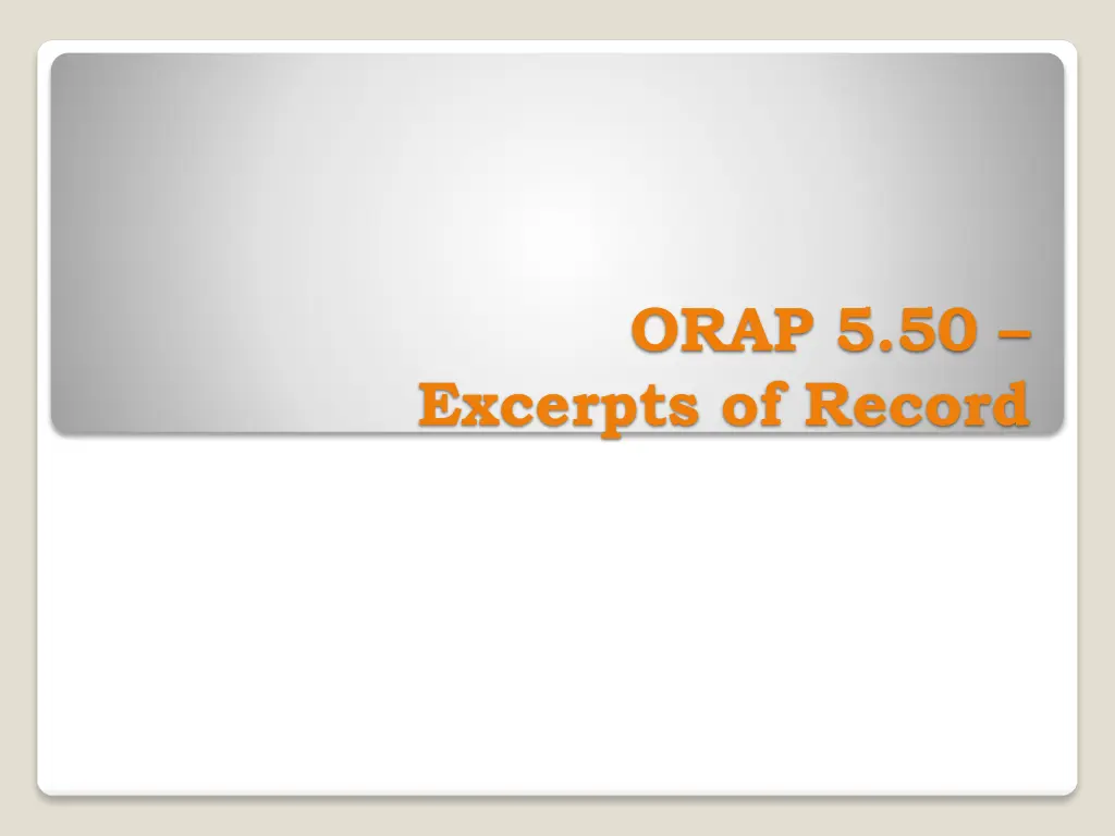 orap 5 50
