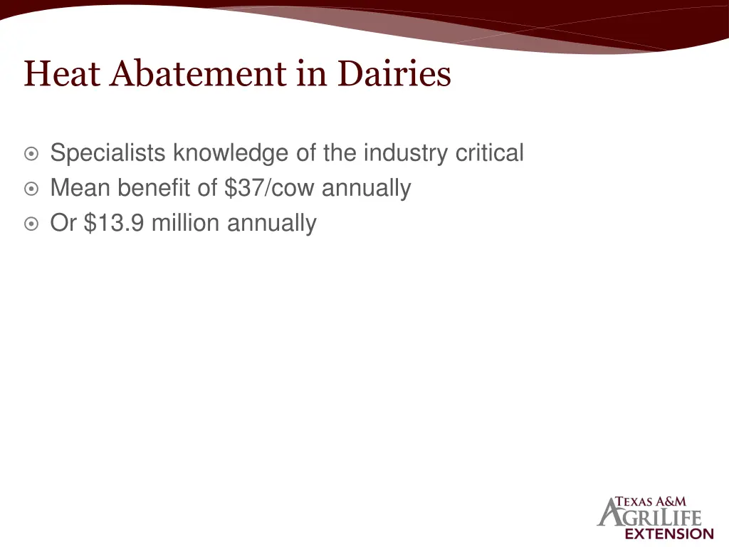 heat abatement in dairies 1