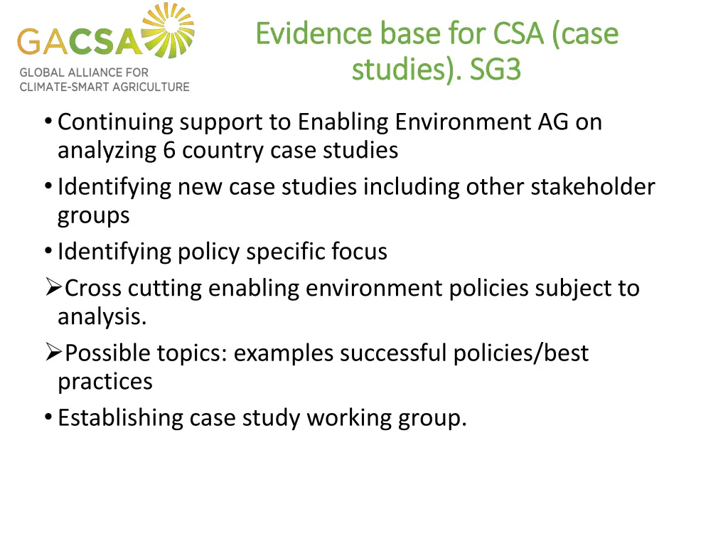 evidence base for csa case evidence base