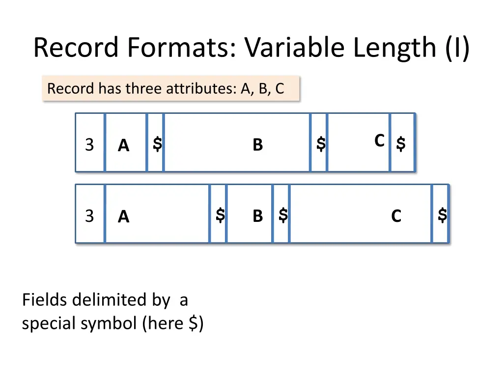 record formats variable length i